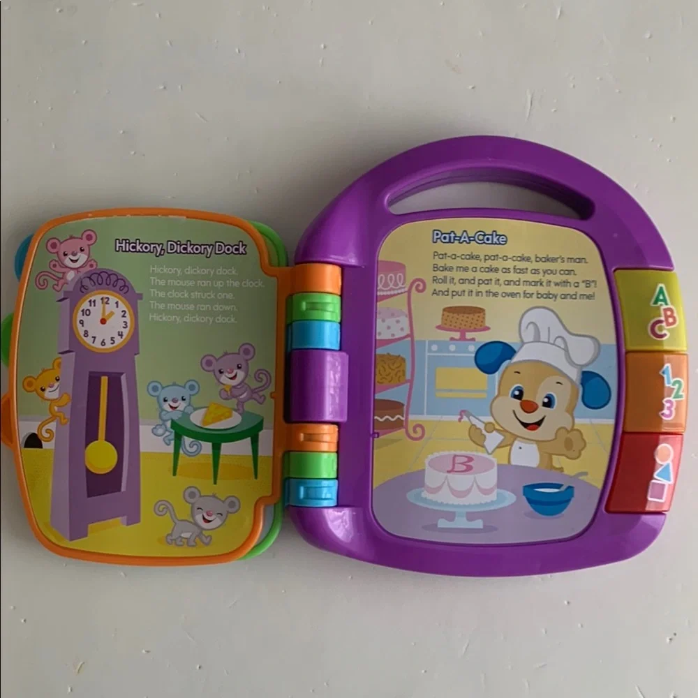 Fisher-Price Storybook Rhymes Musical Book - Purple